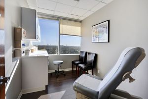 A photo of a doctor's office.