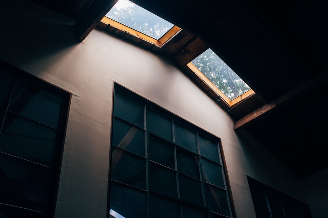 Skylights in a residential home